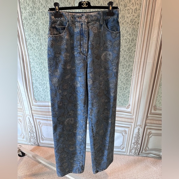 Chanel Floral Jeans - Picture 2 of 15